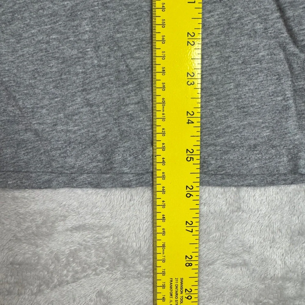 Polo Ralph Lauren Men Gray Heathered Long Sleeve Cotton Jersey Pullover Hoodie L
